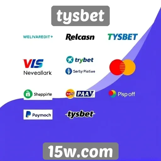 Métodos de pagamento disponíveis no tysbet